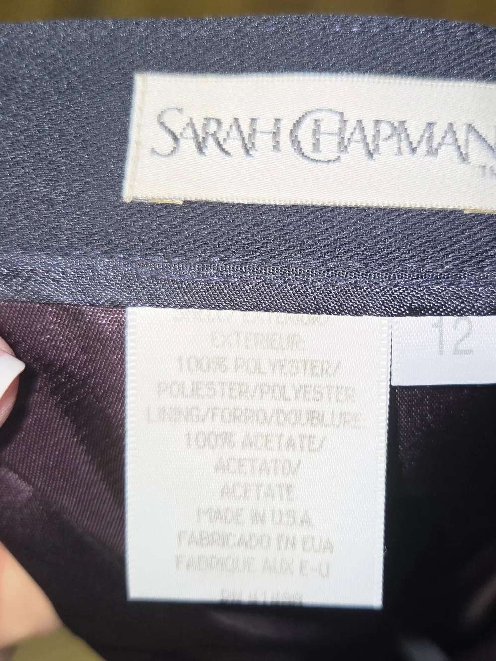 Women's Navy Maxi Skirt - Sleek Full-Length Design